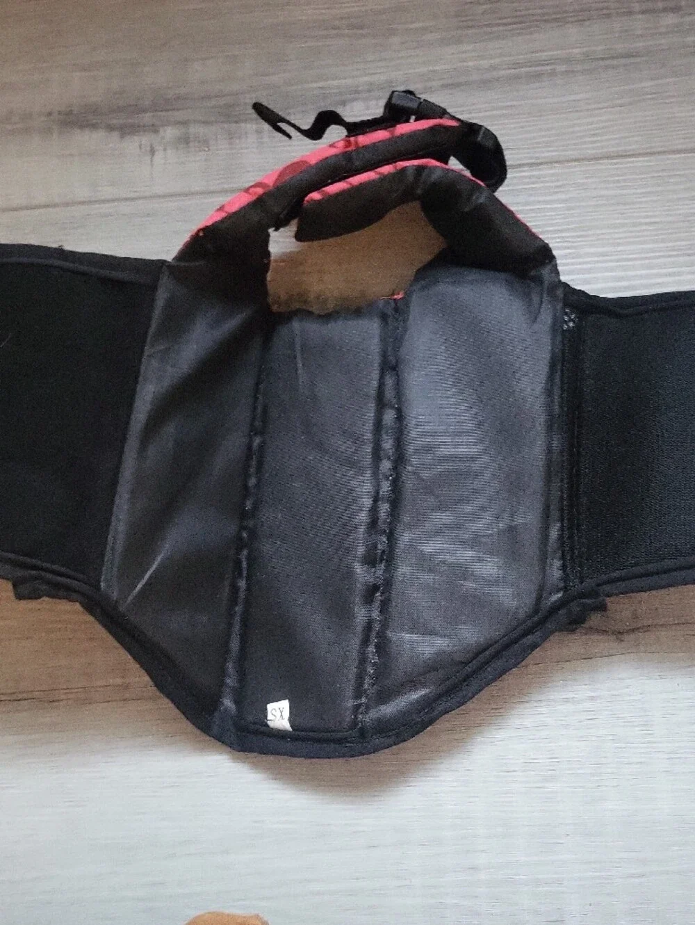 Pink Dog Life Jacket with Paw & Bone Pattern
